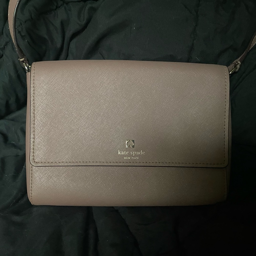 Kate Spade Leather Cross Body in Mauve